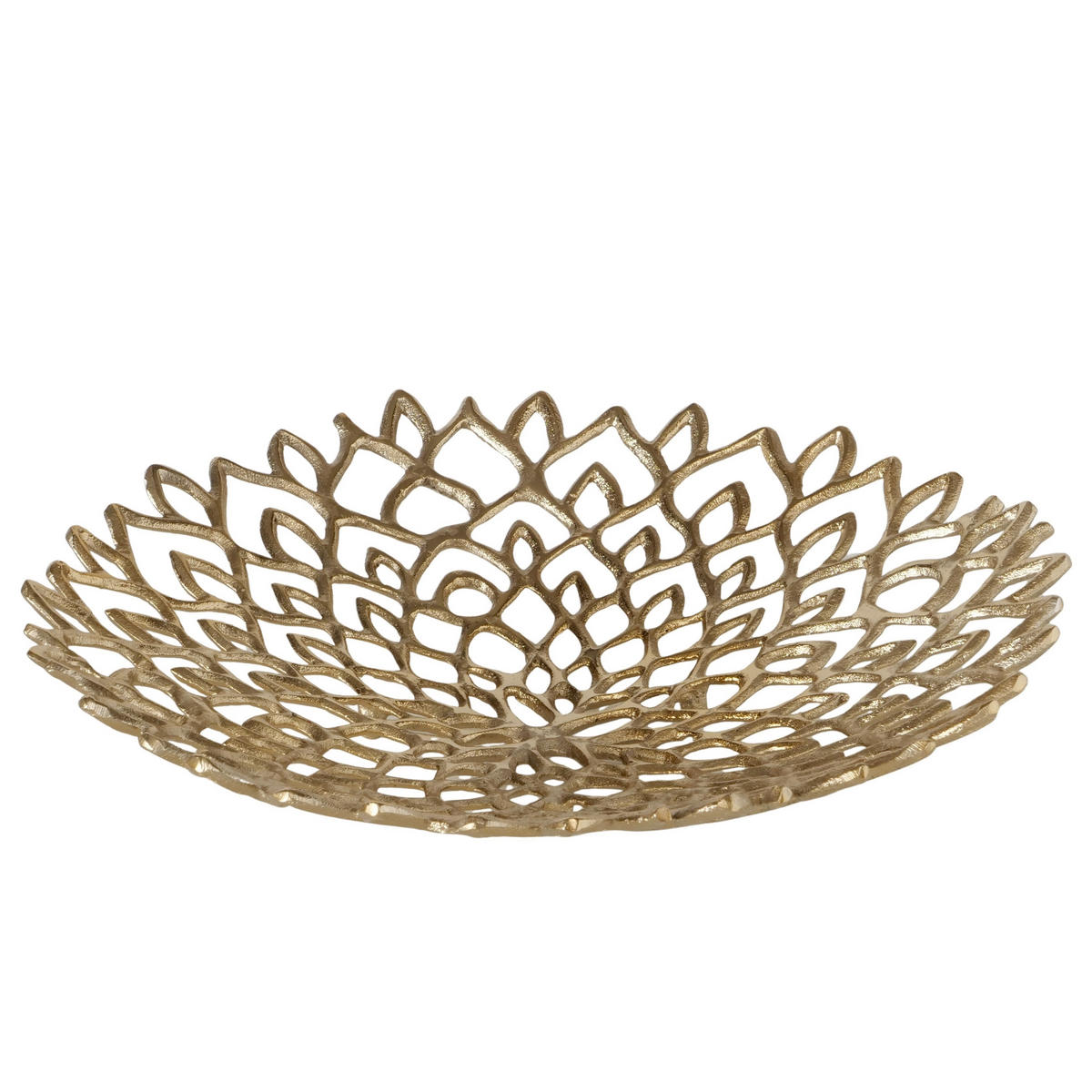 SCHALE  - Goldfarben, Basics, Metall (36/36/7cm)