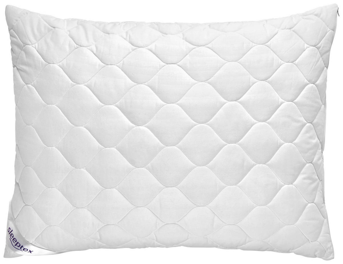 KOPFPOLSTER 70/90 cm   - Weiß, Basics, Textil (70/90cm) - Sleeptex