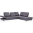 WOHNLANDSCHAFT in Grau Leder - Alufarben/Grau, Design, Leder/Metall (299/250cm) - Joop! WOHNLANDSCHAFT in Grau Leder - Alufarben/Grau, Design, Leder/Metall (299/250cm) - Joop!