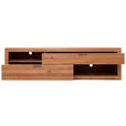 TV-ELEMENT Holz Wildeiche  - Wildeiche/Alufarben, Natur, Holz (200/54/42cm) - Carryhome