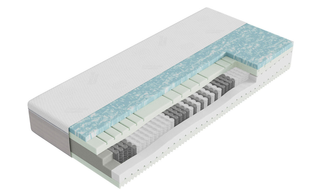 BOXSPRING KREVET 180/200 cm     crna  - crna/boje aluminija, Design, tekstil/metal (180/200cm) - Dieter Knoll