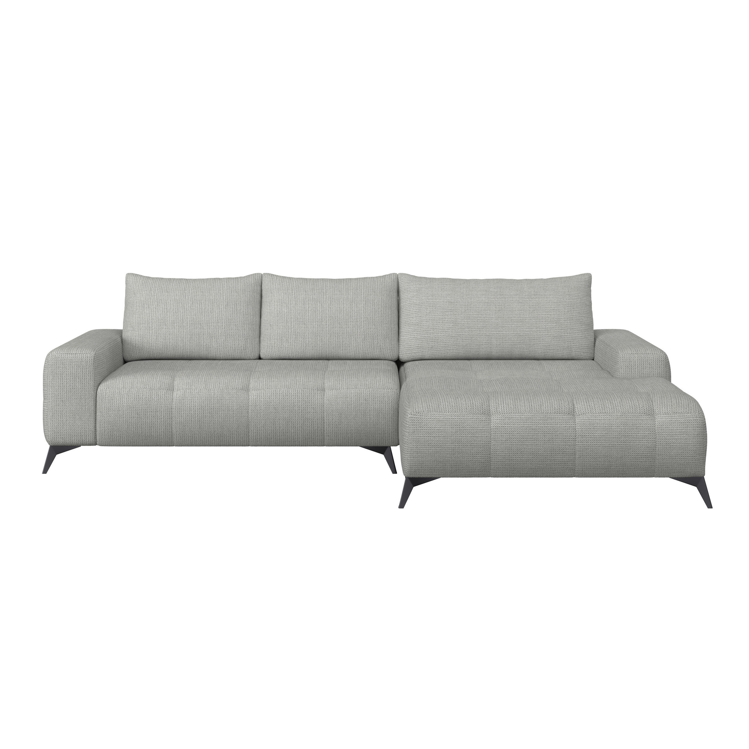 Mid.you Ecksofa Mauro Hellgrau 290x175 cm
