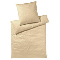 POSTELJNINA 140/200 cm mako saten zlate barve  - zlate barve, Konvencionalno, tekstil (140/200cm) - Elegante