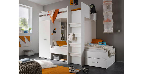 HOCHBETT 90/200 cm - Weiß, KONVENTIONELL, Holzwerkstoff (90/200cm) - Carryhome