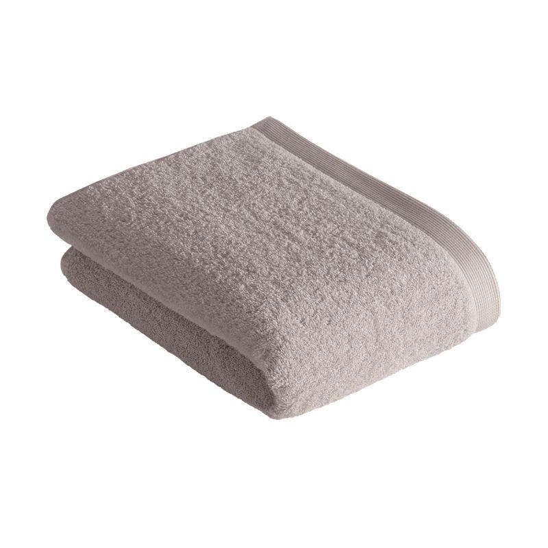 DUSCHTUCH High Line 67/140 cm - Hellgrau, Basics, Textil (67/140cm) - Vossen