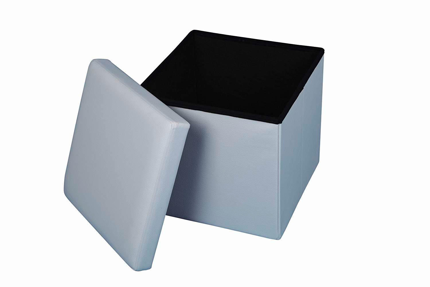 SITZWÜRFEL Weiß  - Weiß, Basics, Kunststoff (38/38/38cm) - Echtwerk