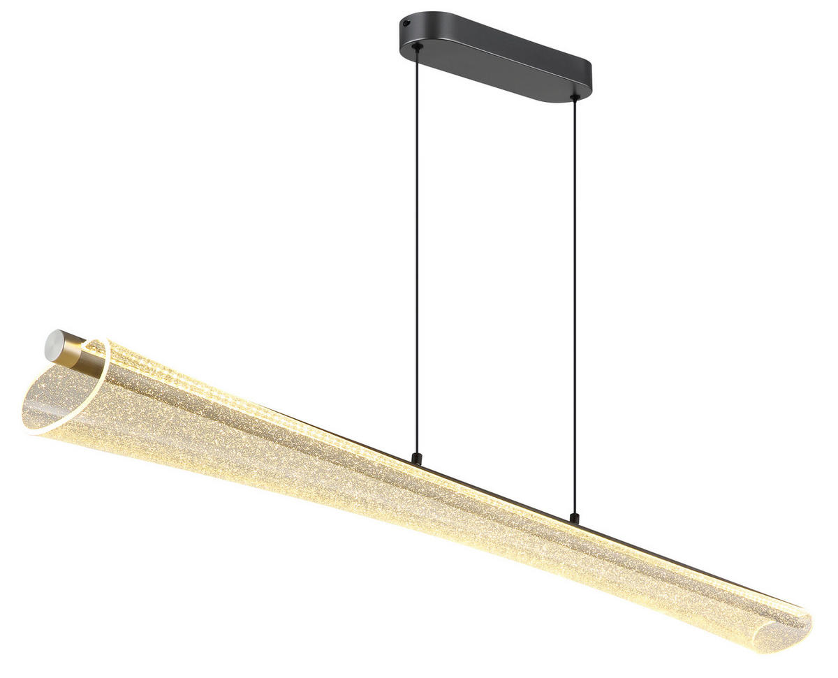LED-HÄNGELEUCHTE 121/13,5/120 cm  - Klar/Anthrazit, Design, Kunststoff/Metall (121/13,5/120cm) - Globo