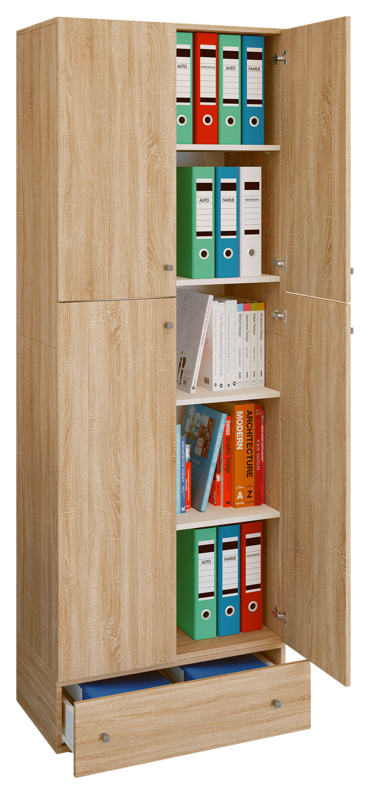 AKTENSCHRANK 70/200/39 cm  - Sonoma Eiche, MODERN, Holzwerkstoff (70/200/39cm) - MID.YOU