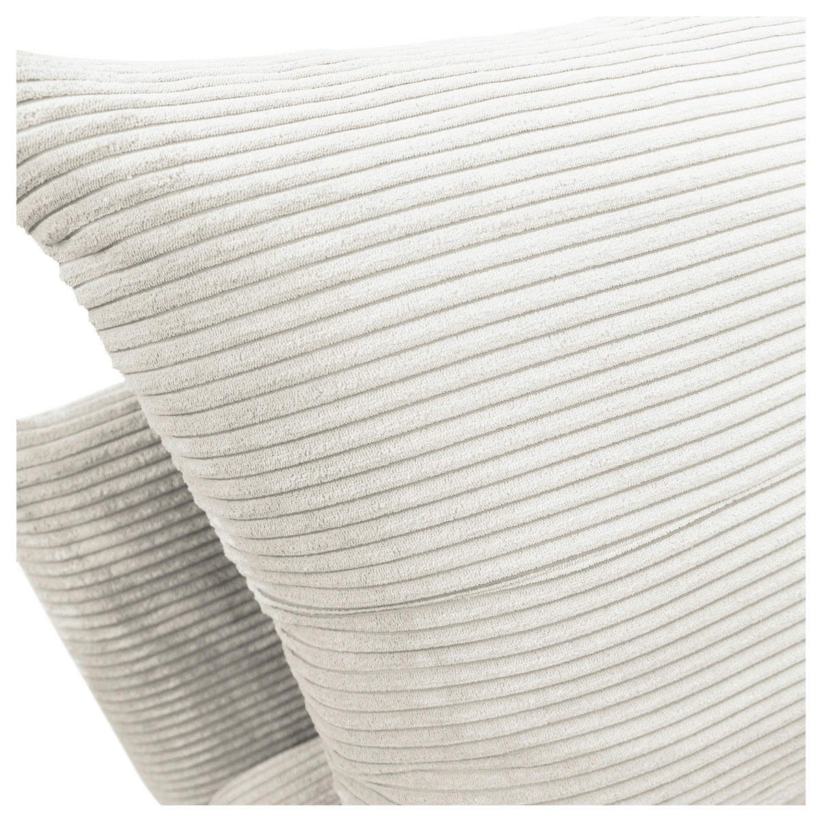 SCHLAFSOFA  mit Liegefunktion Cord Weiß  - Schwarz/Weiß, Design, Kunststoff/Textil (154/93/85cm) - MID.YOU