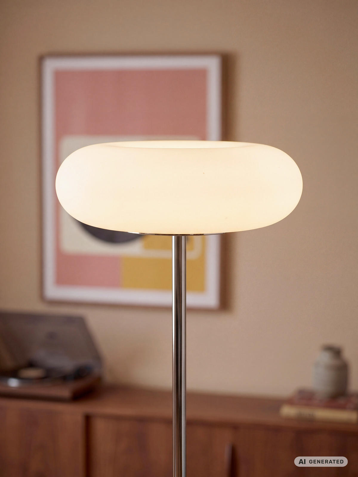 LED-STEHLEUCHTE 40/146 cm  - Edelstahlfarben/Weiß, Basics, Glas/Metall (40/146cm) - Osram