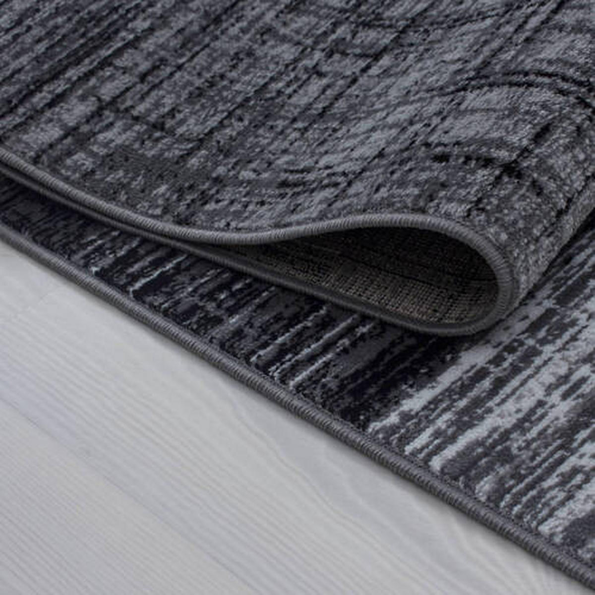 WEBTEPPICH 240/340 cm Plus Schwarz  - Schwarz, Basics, Textil (240/340cm) - Novel