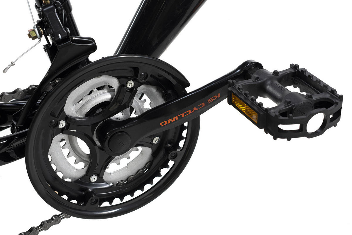KINDER-MTB 24'' ZOLL BLISS 24 Zoll  - Schwarz/Orange, Basics, Metall (180/70/80cm) - Atrigo