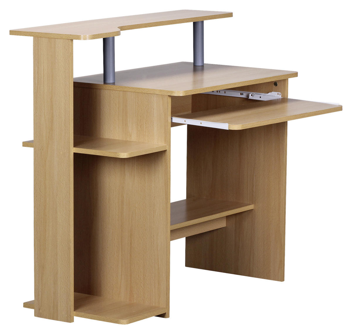 COMPUTERTISCH Buchefarben  - Buchefarben, KONVENTIONELL, Holzwerkstoff (48/94/90cm) - MID.YOU