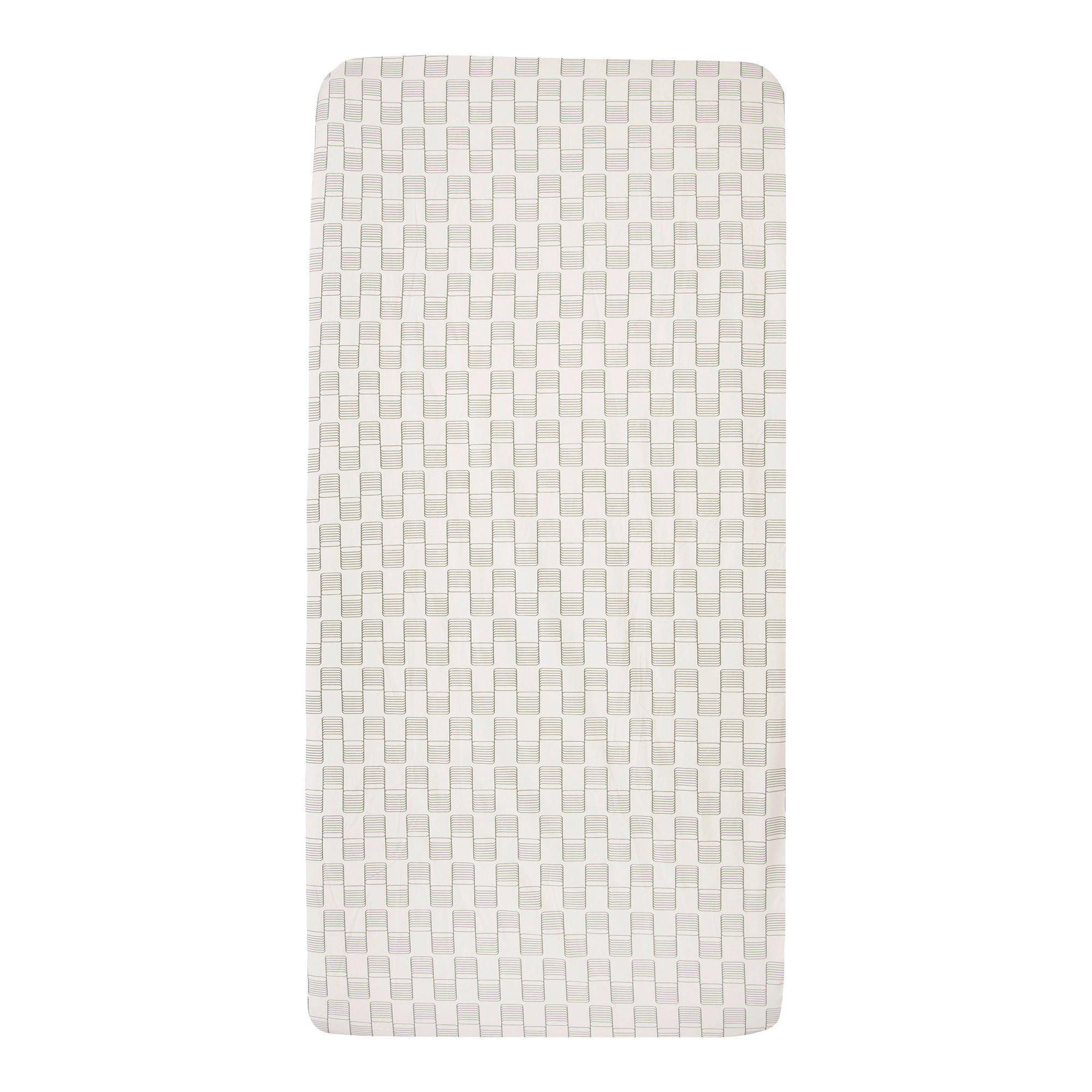 KINDERSPANNBETTTUCH 40/80 cm   - Dunkelgrün/Weiß, Basics, Textil (40/80cm) - Witlof for Kids