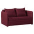 SCHLAFSOFA in Textil Weinrot - Chromfarben/Weinrot, KONVENTIONELL, Textil/Metall (213/88/91cm) - Novel SCHLAFSOFA in Textil Weinrot - Chromfarben/Weinrot, KONVENTIONELL, Textil/Metall (213/88/91cm) - Novel