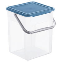 WASCHMITTELBEHÄLTER  - Blau/Transparent, Basics (23/22,5/27cm)