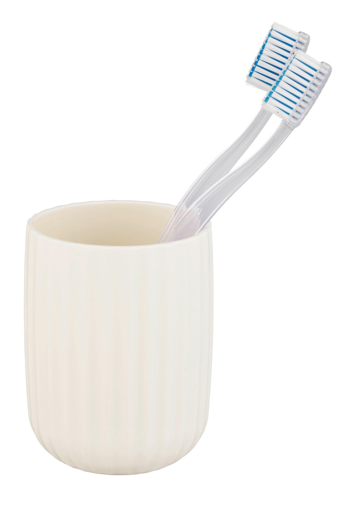 ZAHNPUTZBECHER  - Weiß, Basics, Kunststoff (7,5/10/7,5cm) - Wenko