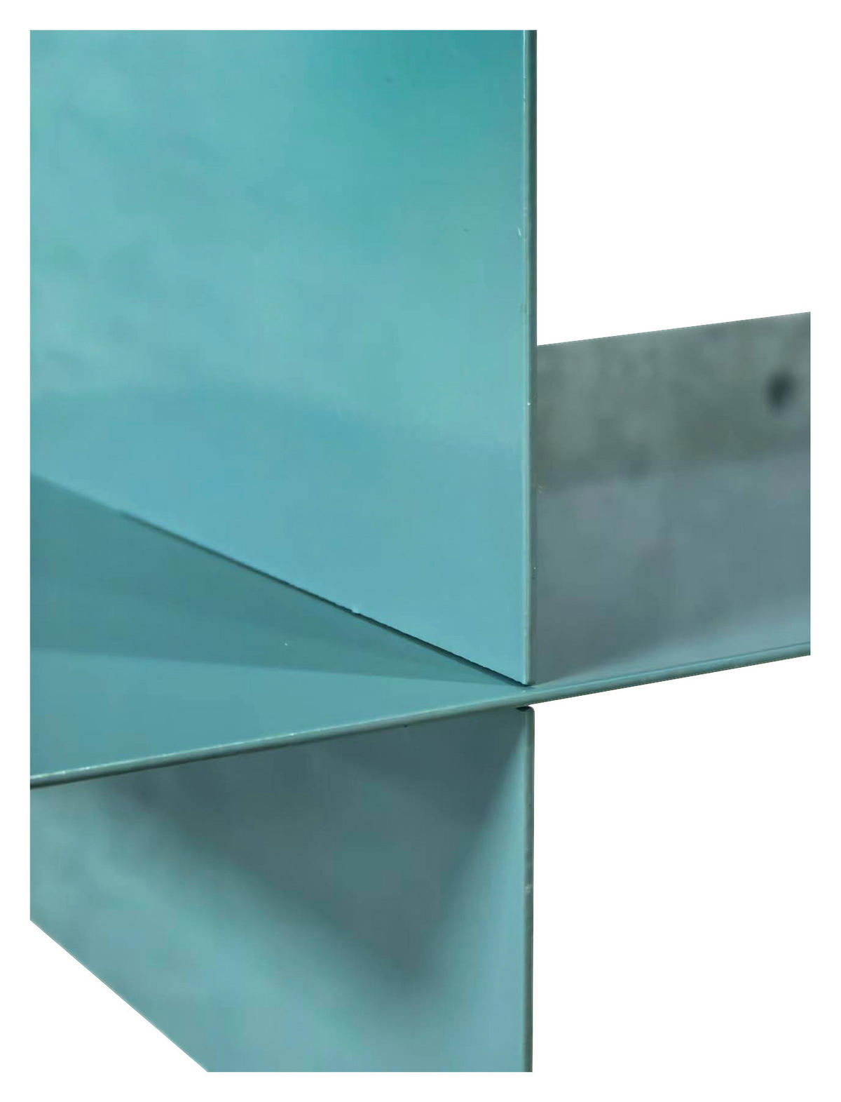 WANDREGAL Grün  - Grün, Basics, Metall (40/40/15cm) - Landscape