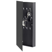 SCHLÜSSELKASTEN - Schwarz, Basics, Metall (20/40/4cm)
