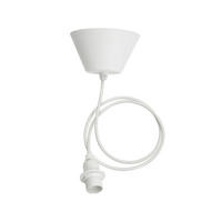LEUCHTENFASSUNG 120 cm   - Weiß, Basics, Kunststoff (120cm)
