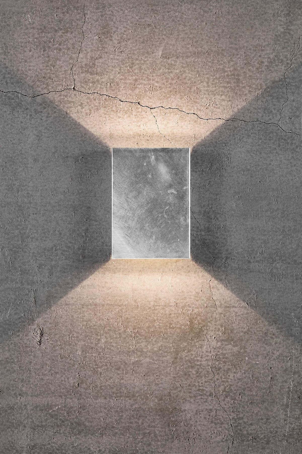 WANDLEUCHTE Fold 21/4.5/15 cm  - Zinkfarben, Design, Metall (21/4.5/15cm) - Nordlux