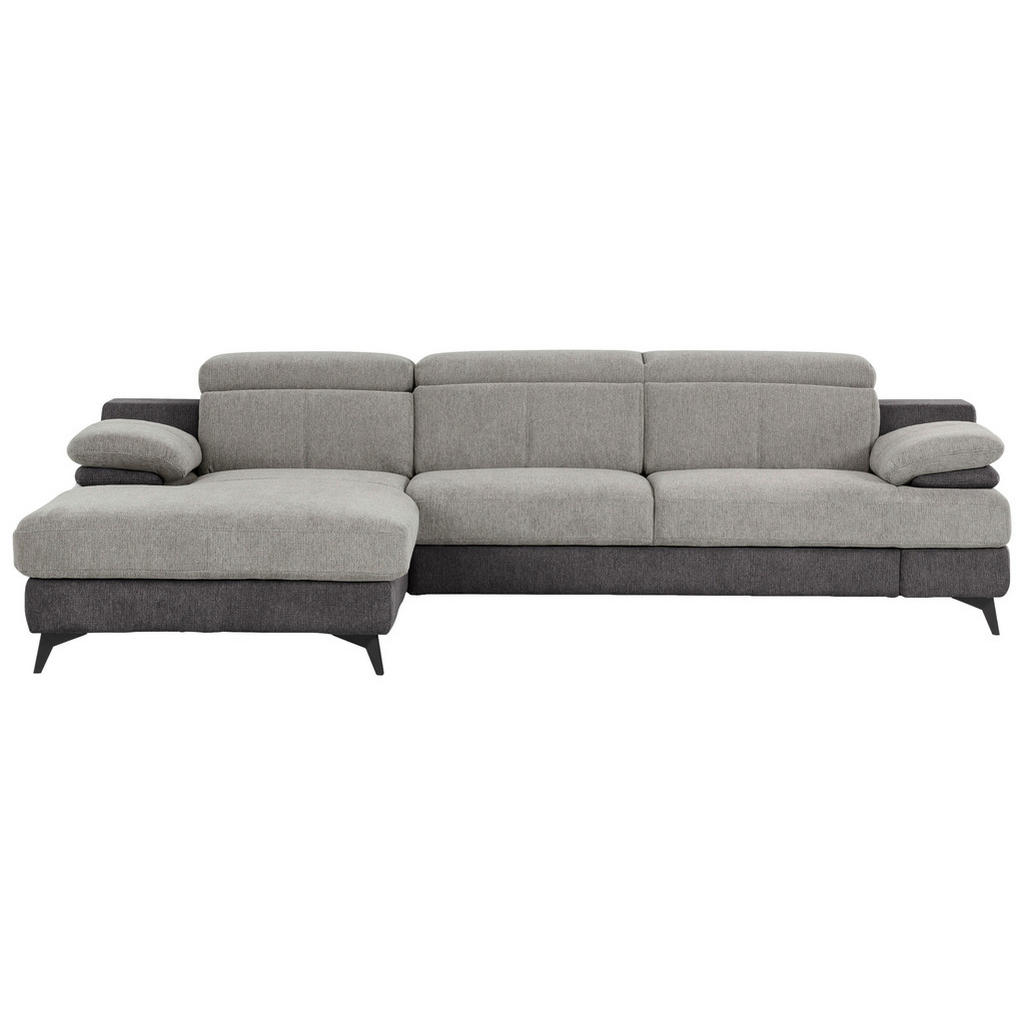 Livetastic ROHOVÁ SEDAČKA, textil, svetlosivá, tmavosivá
