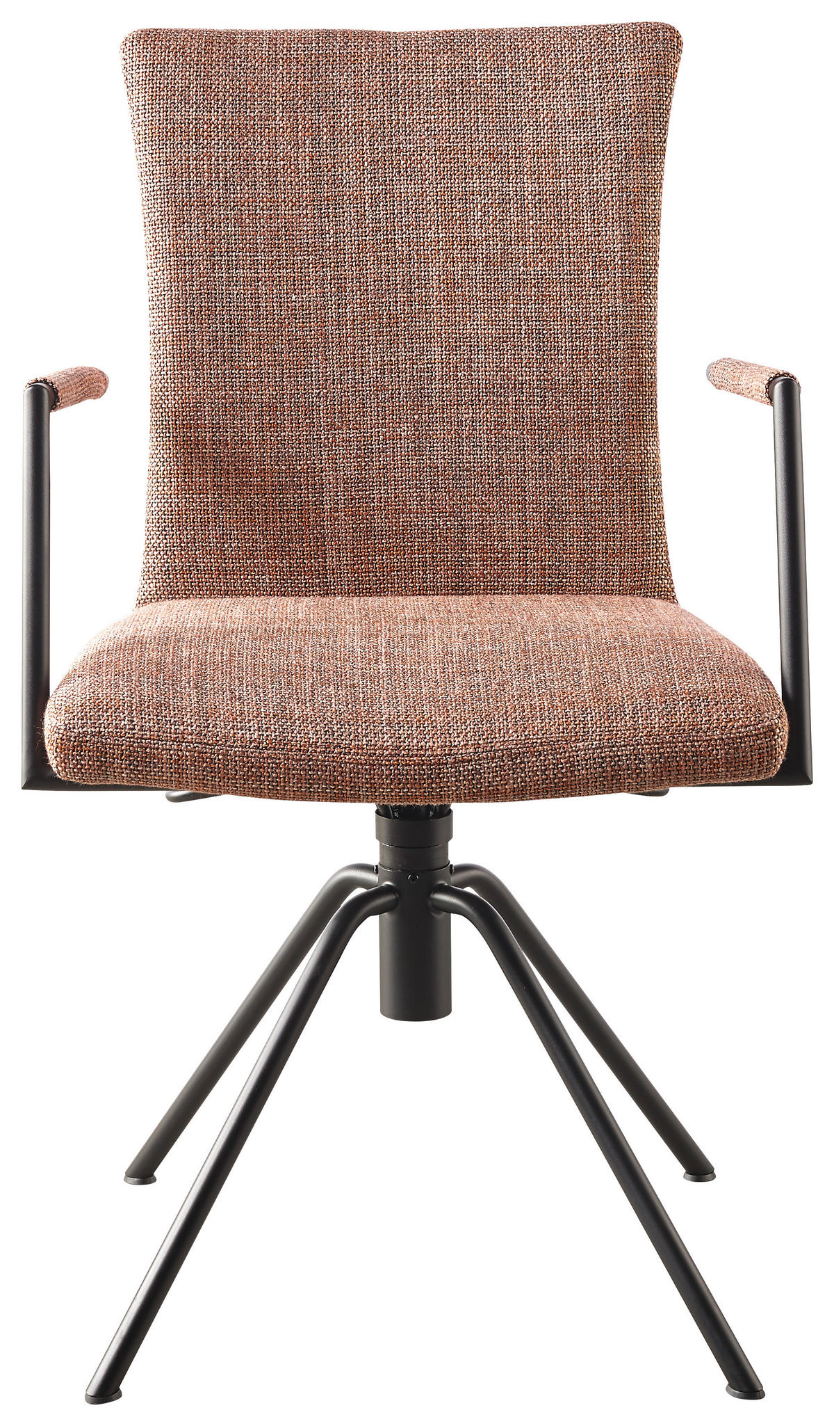ARMLEHNSTUHL  in Flachgewebe  - Rot/Schwarz, Design, Textil (55/91/58cm) - Musterring