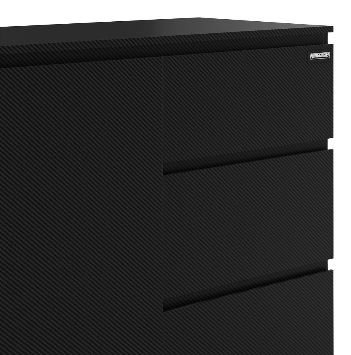SIDEBOARD  in 160/80/40 cm  - Schwarz, MODERN, Holzwerkstoff (160/80/40cm) - Minecraft