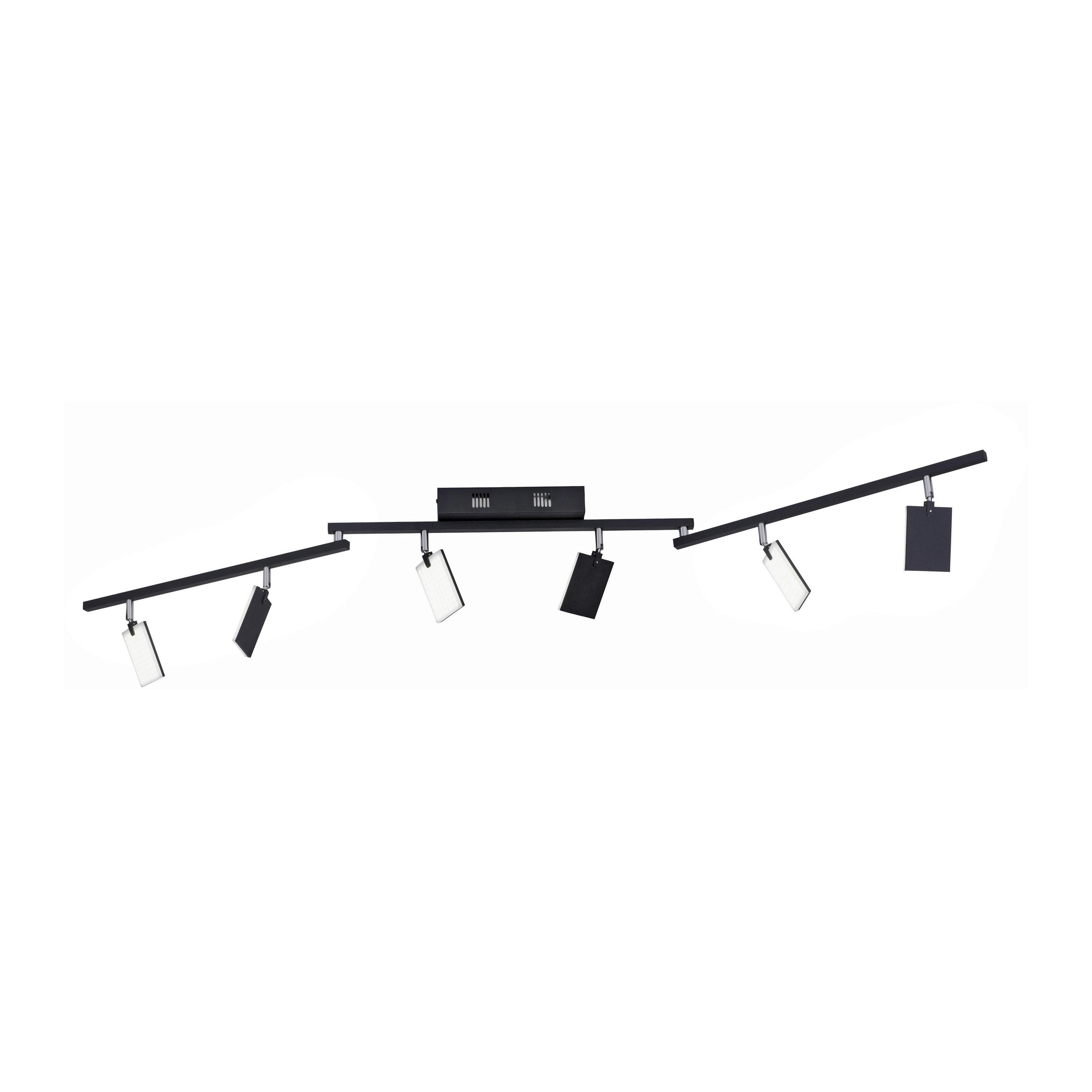 LED-STRAHLER PURE-MIRA 161/104/34 cm   - Schwarz, Design, Kunststoff/Metall (161/104/34cm) - Neuhaus PURE