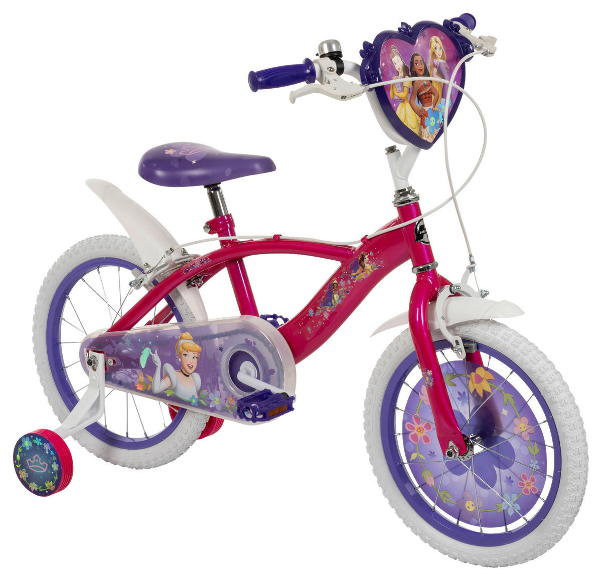 KINDERFAHRRAD 16 Zoll  - Pink, Basics, Metall (54/85/112cm)