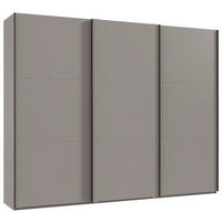 SCHWEBETÜRENSCHRANK in Sahara  - Schwarz/Sahara, KONVENTIONELL, Holzwerkstoff/Metall (300/236/65cm) - Hom`in
