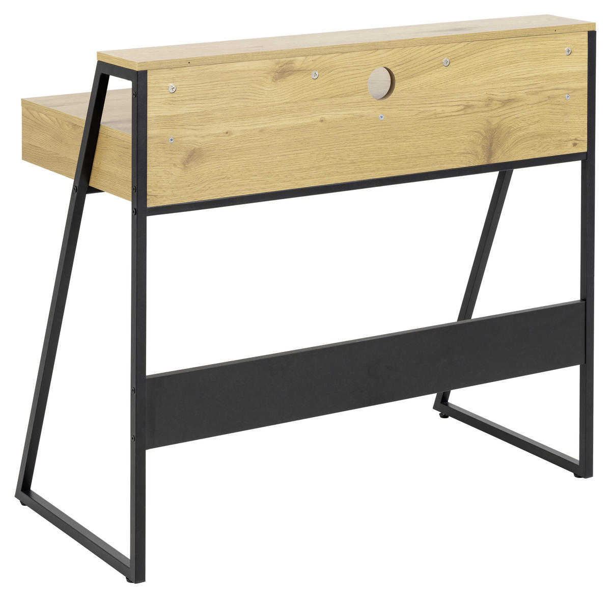 SEKRETÄR 50/100/88 cm  - Wildeiche/Schwarz, Trend, Holzwerkstoff/Metall (50/100/88cm) - MID.YOU