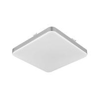 STROPNÍ LED SVÍTIDLO, 27/27/7 cm - bílá/barvy chromu, Lifestyle, kov/plast (27/27/7cm) - Boxxx