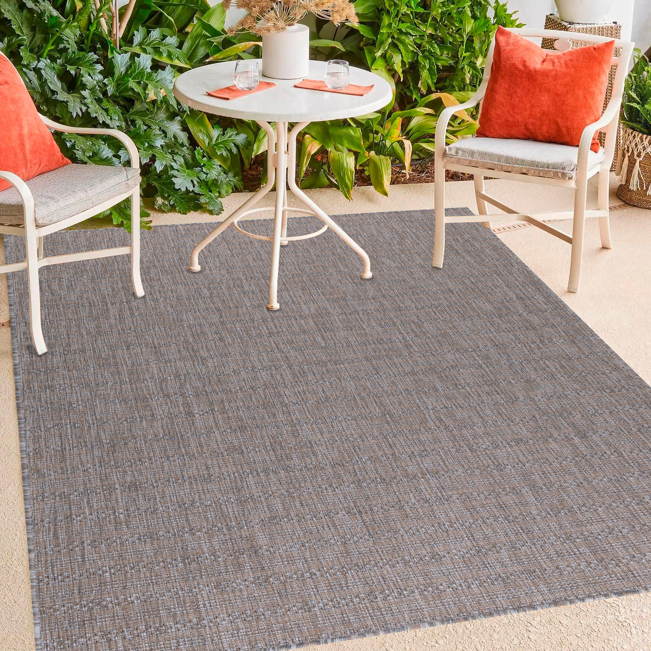 In- und Outdorteppich 140/200 cm Zagora Grau, Beige  - Beige/Grau, Basics, Textil (140/200cm) - Novel