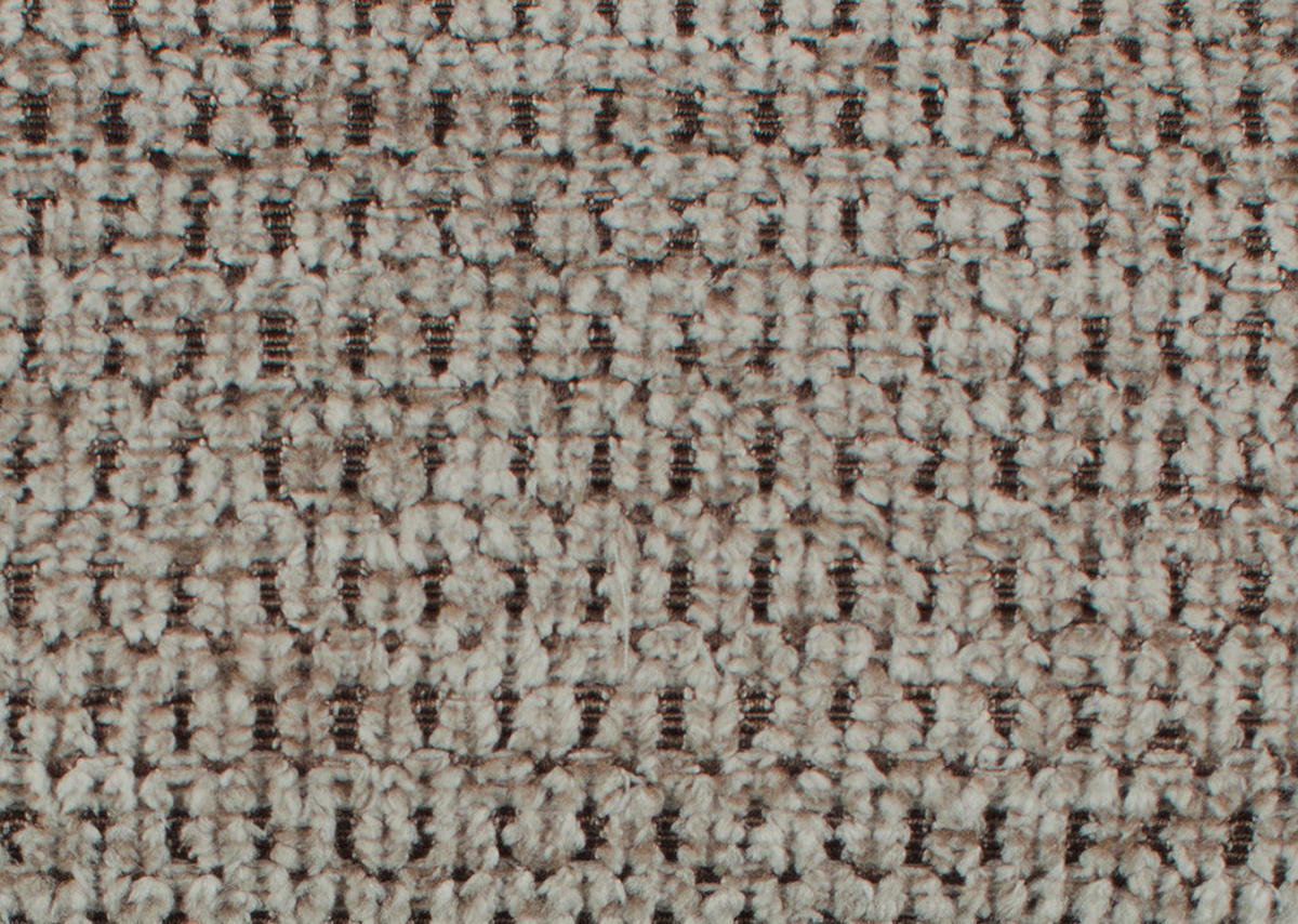 ECKSOFA in Struktur Taupe  - Taupe/Schwarz, Modern, Textil/Metall (275/235cm) - Cantus