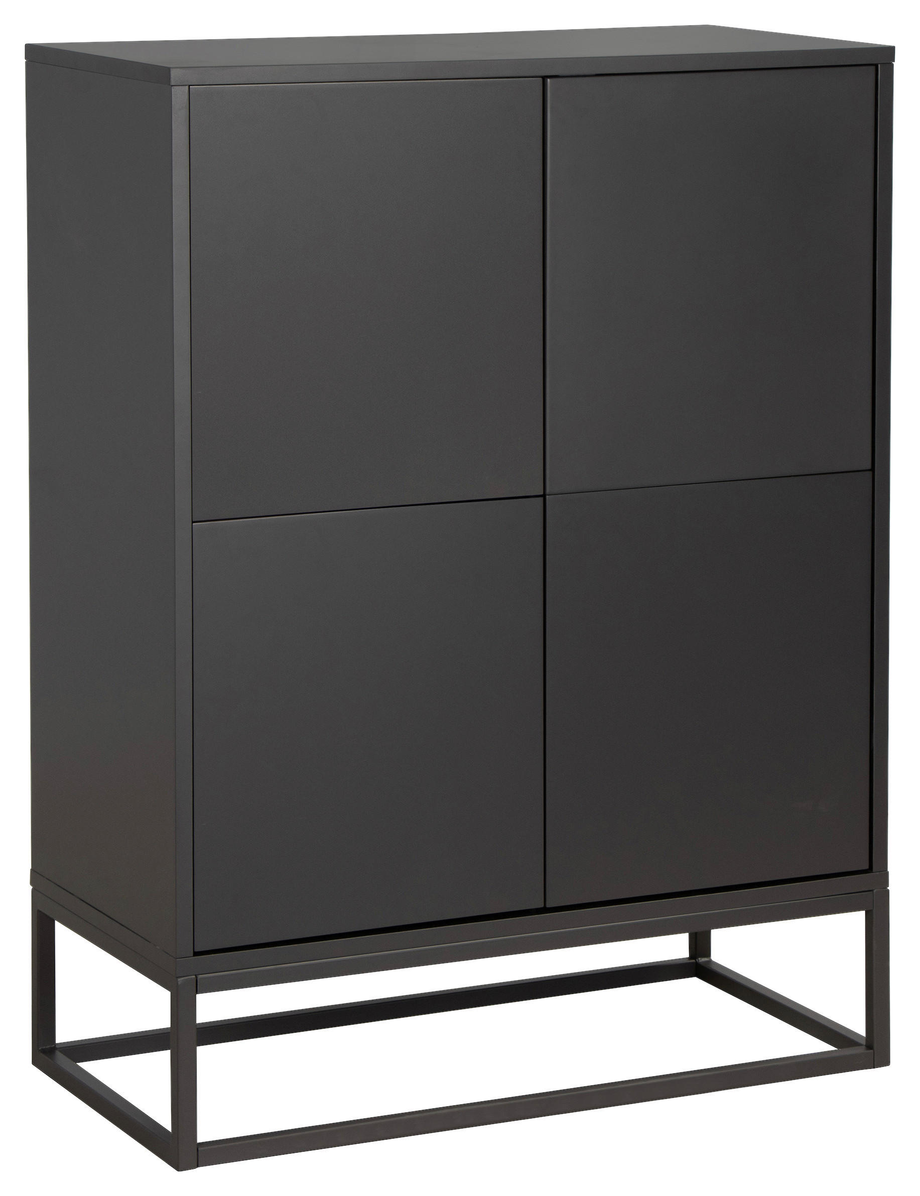 SIDEBOARD  in 80/110/40 cm  - Grau, Design, Holzwerkstoff/Metall (80/110/40cm) - MID.YOU