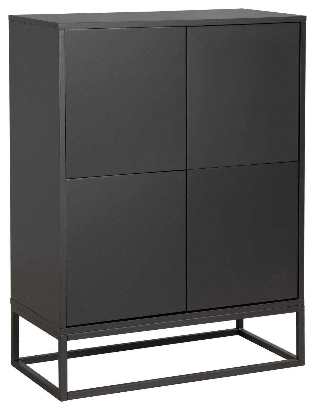 SIDEBOARD  in 80/110/40 cm  - Grau, Design, Holzwerkstoff/Metall (80/110/40cm) - MID.YOU