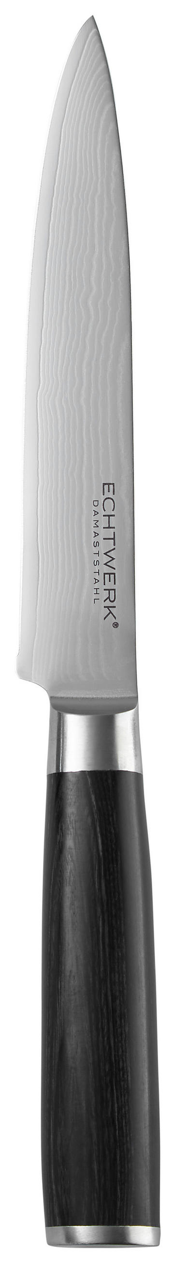 Cuțit Pentru Carne 30,9 cm  - culoare inox/negru, Modern, lemn/metal (30,9cm) - Echtwerk