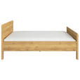BETT 180/200 cm  in Eichefarben  - Eichefarben, Design, Holzwerkstoff (180/200cm) - Novel