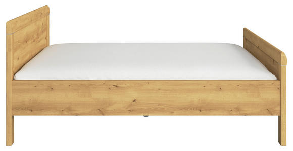 BETT 180/200 cm  in Eichefarben  - Eichefarben, Design, Holzwerkstoff (180/200cm) - Novel