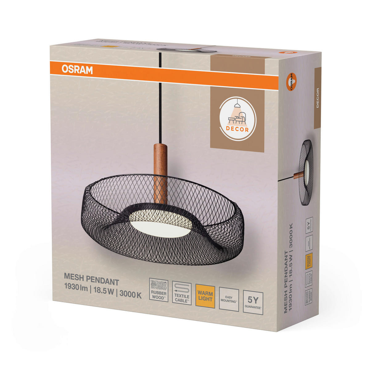LED-HÄNGELEUCHTE 40/120 cm  - Schwarz, Basics, Holz/Kunststoff (40/120cm) - Osram