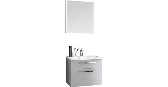 BADEZIMMER in 60,6 cm - Chromfarben/Grau, KONVENTIONELL, Holzwerkstoff/Metall (60,6cm) - Novel