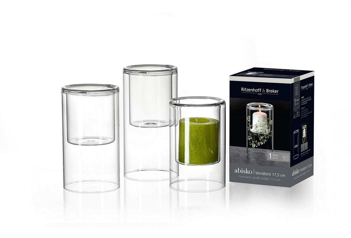 WINDLICHT Klar 10,5/15,5 cm  - Klar, KONVENTIONELL, Glas (10,5/15,5cm) - Ritzenhoff Breker