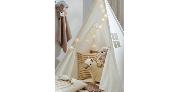 SPIELZELT - Creme, Basics, Holz/Textil (120/120/154cm) - My Baby Lou