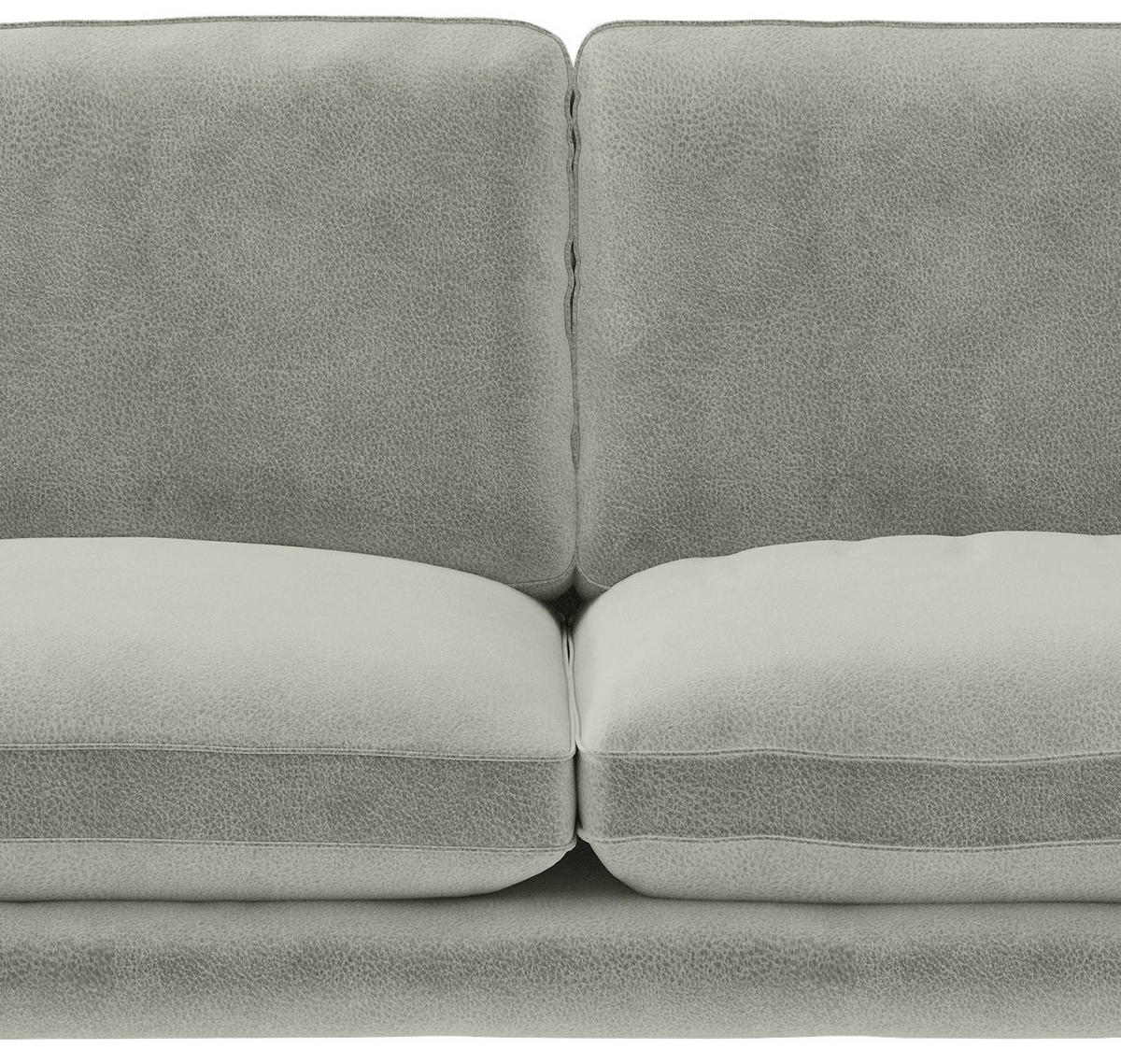 ECKSOFA in Flachgewebe Hellgrau  - Hellbraun/Hellgrau, Design, Textil/Metall (202/250cm) - Livetastic