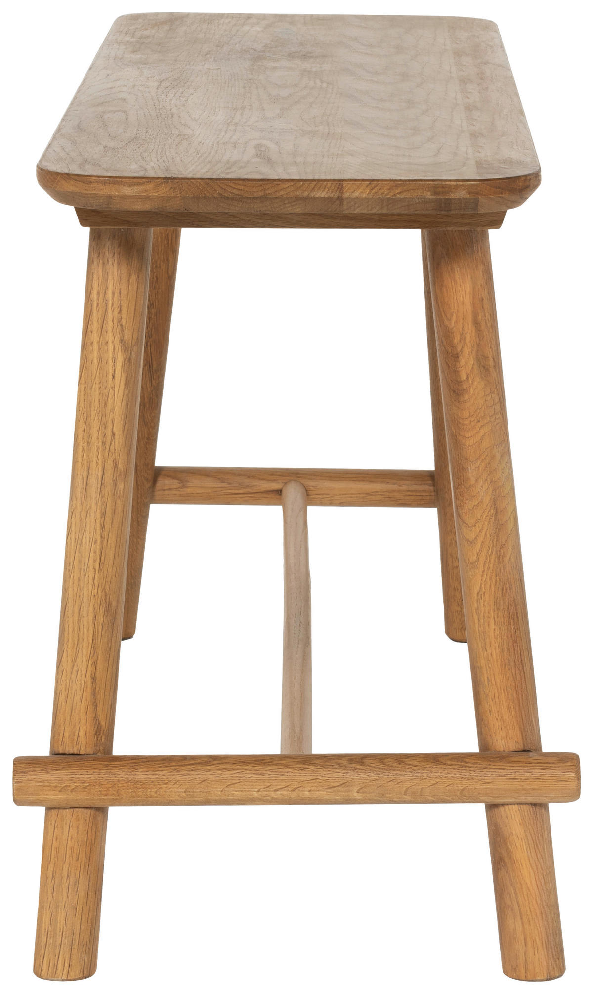 HOCKERBANK 90/45/30 cm Eichefarben Eiche massiv  - Eichefarben, Natur, Holz (90/45/30cm) - Linea Natura