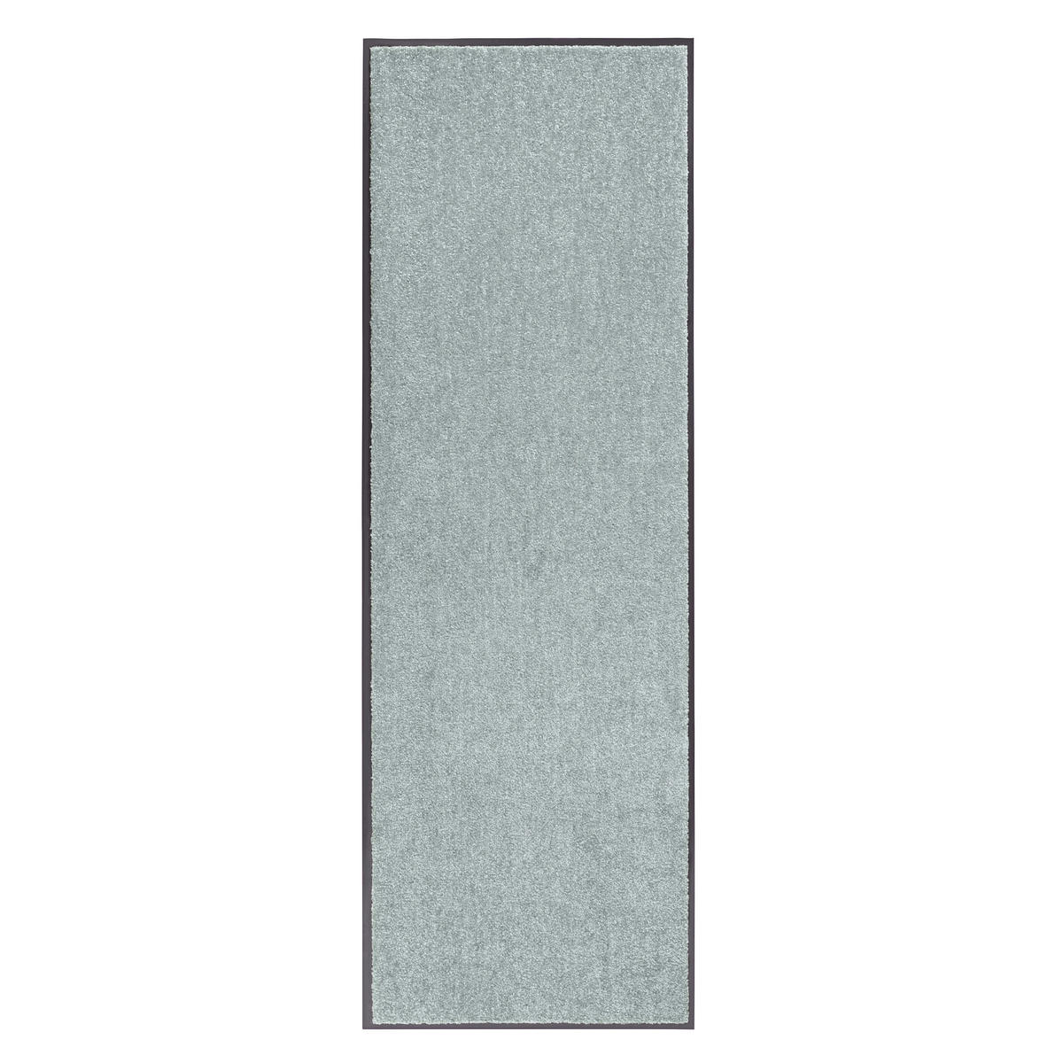 SCHMUTZFANGMATTE  90/150 cm  Grün  Uni  - Grün, Basics, Kunststoff/Textil (90/150cm) - Hanse Home