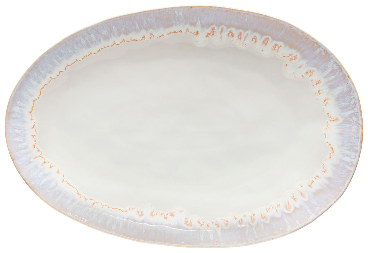 SERVIERPLATTE - Weiß, Basics, Keramik (41/28cm) - Costa Nova