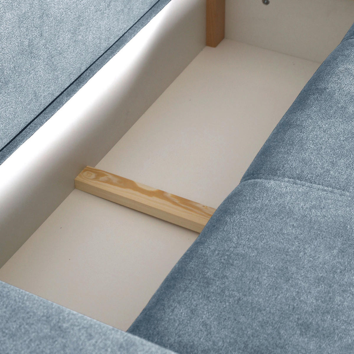 HÖRNSOFFA i flatväv blå  - silver/blå, Klassisk, trä/textil (273/192cm) - MID.YOU