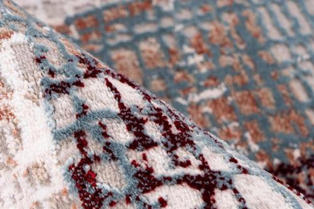 VINTAGE KOBEREC, 120/180 cm, šedá, růžová - šedá/růžová, Design, textil (120/180cm)
